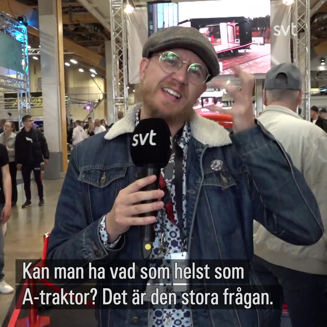 Eddie har en lastbil som
A-traktor